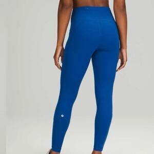 LULULEMON Swift Speed High Rise Symphony Blue Active Workout Leggings Size 20